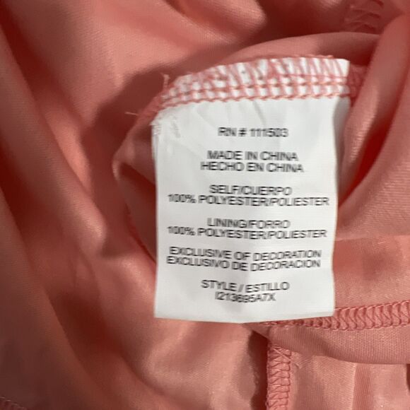 AUW Dress Women’s Plus 3X Short Chiffon Crocheted Retro 60’s ALine - Picture 7 of 9